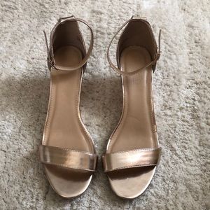 Rose Gold Wedges